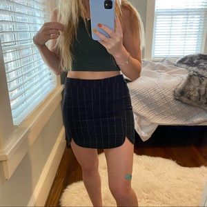 Brandy plaid schoolgirl skirt